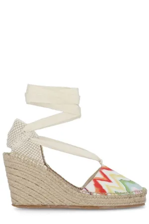 Missoni Zigzag Printed Ankle Strap Espadrilles