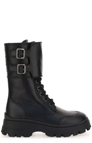 Miu Miu Double Buckle Boots