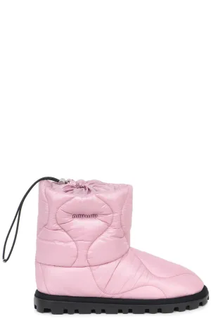 Miu Miu Quilted Padded Boots
