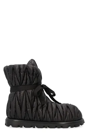 Miu Miu Quilted Padded Boots