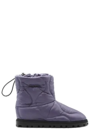 Miu Miu Quilted Padded Boots