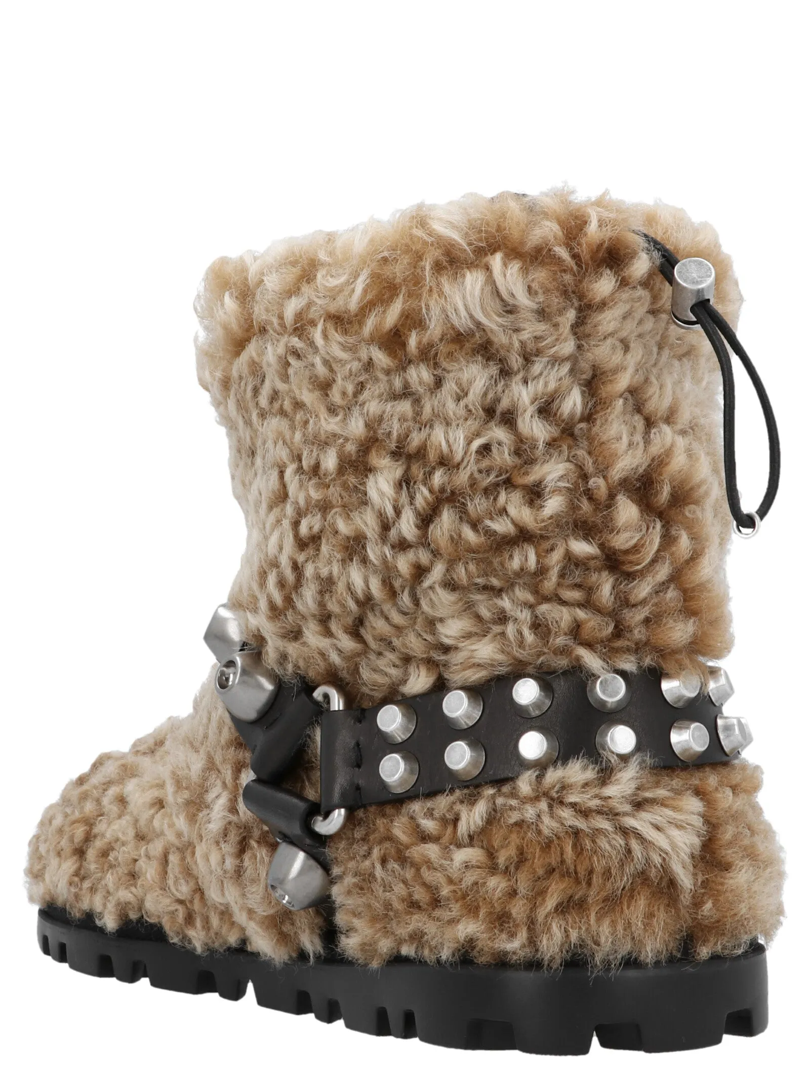 Miu Miu Shearling Stud Boots