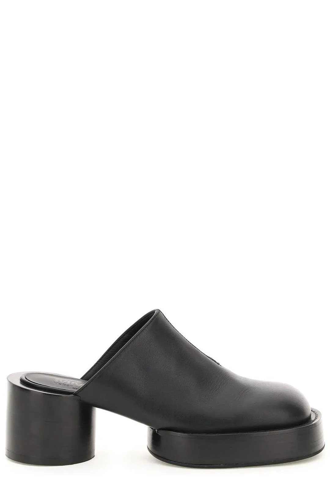 MM6 Maison Margiela Block Heel Clogs