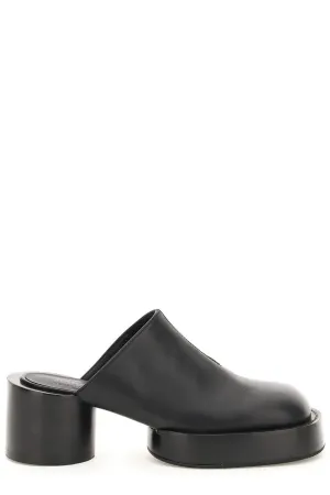 MM6 Maison Margiela Block Heel Clogs