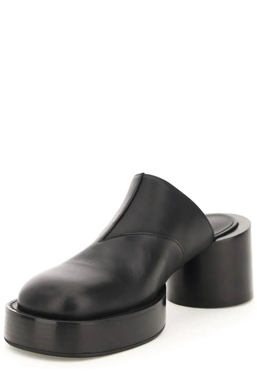 MM6 Maison Margiela Block Heel Clogs