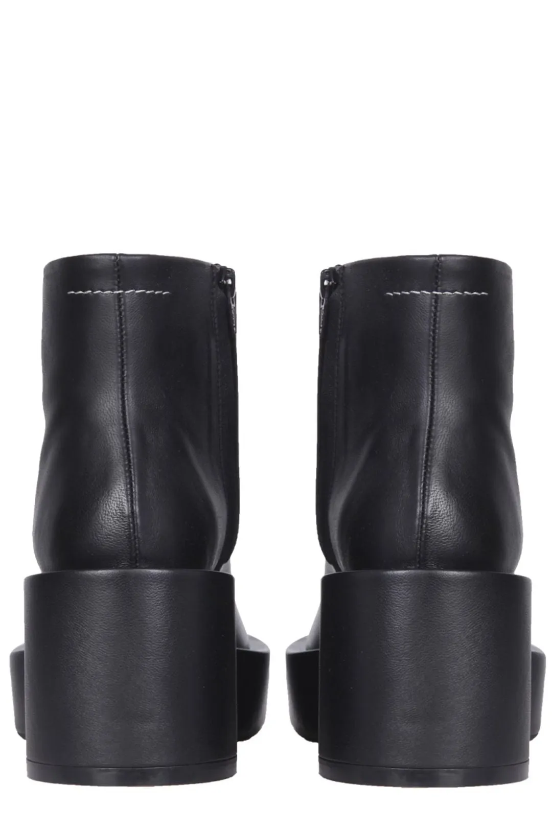 MM6 Maison Margiela Platform Zipped Ankle Boots