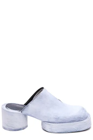 MM6 Maison Margiela Round Toe Slip-On Clogs