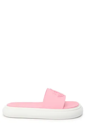 Moncler Logo Embossed Slides