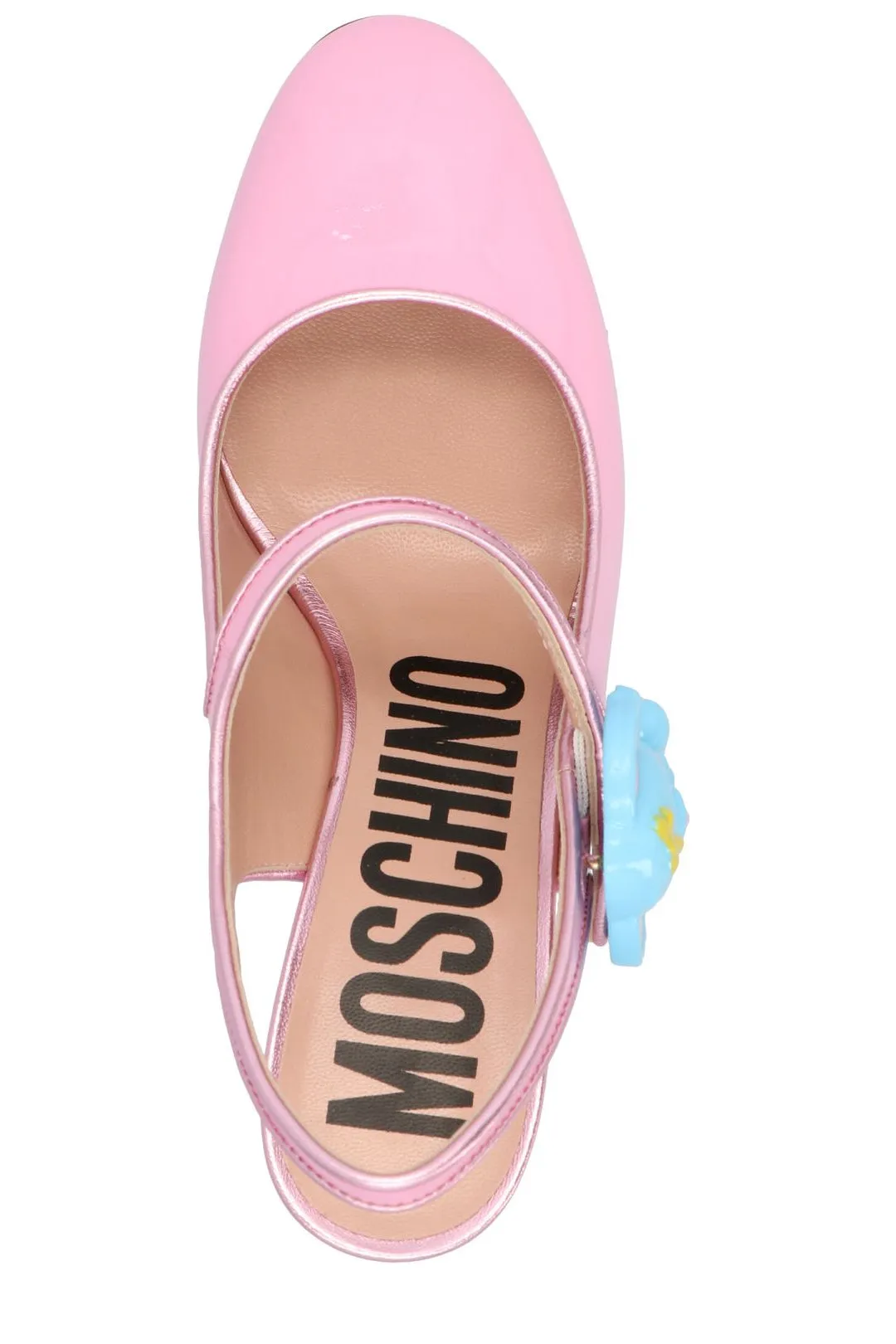 Moschino Baby Animal Detailed Slingback Pumps