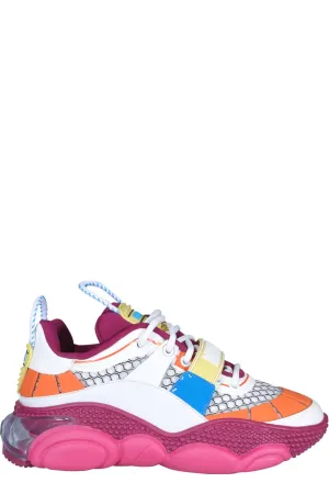 Moschino Logo Band Lace-Up Sneakers