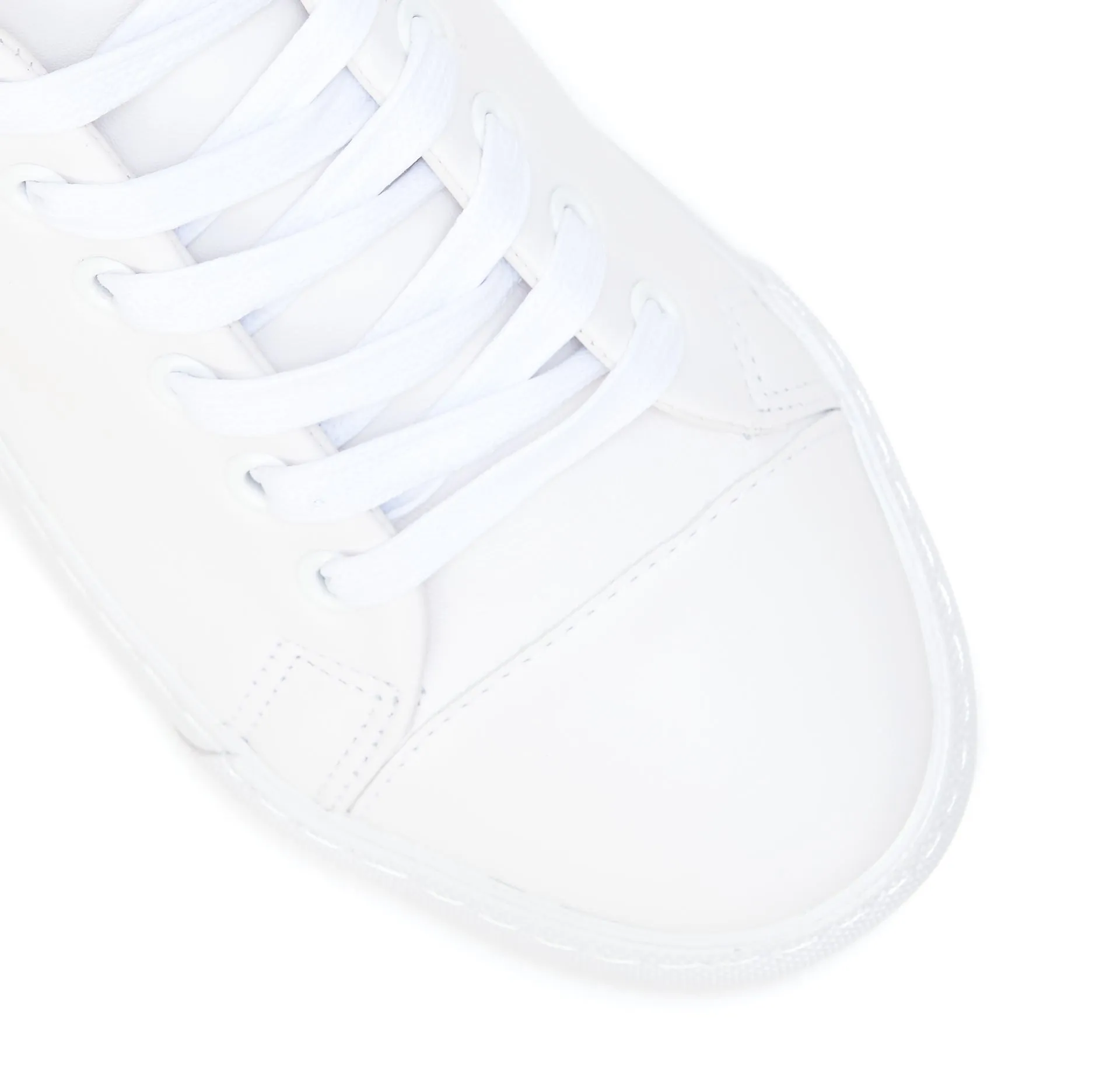 Moschino Logo Embossed Lace-Up Sneakers