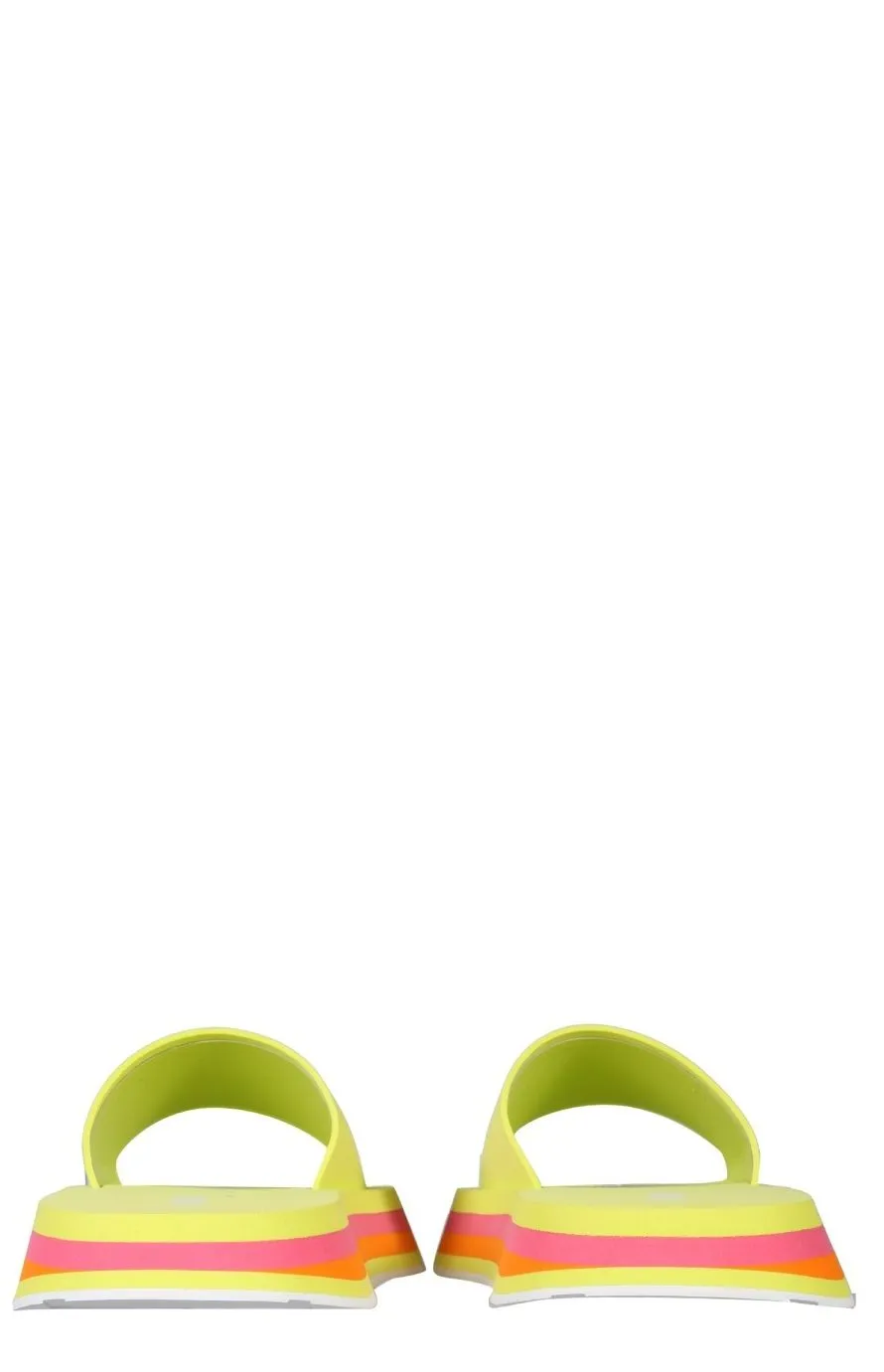 MSGM Chunky Color-Block Slip-On Slides