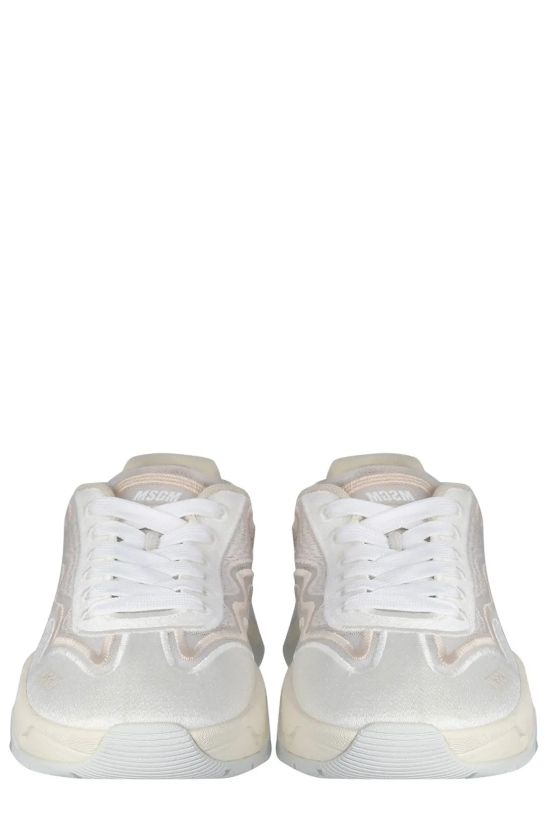 MSGM Colour-Block Panelled Sneakers