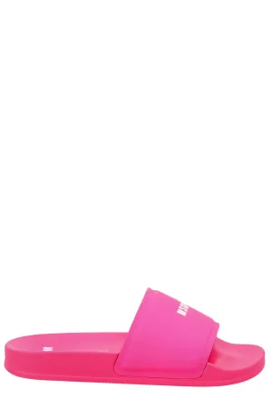 MSGM Micro Logo Embossed Slides