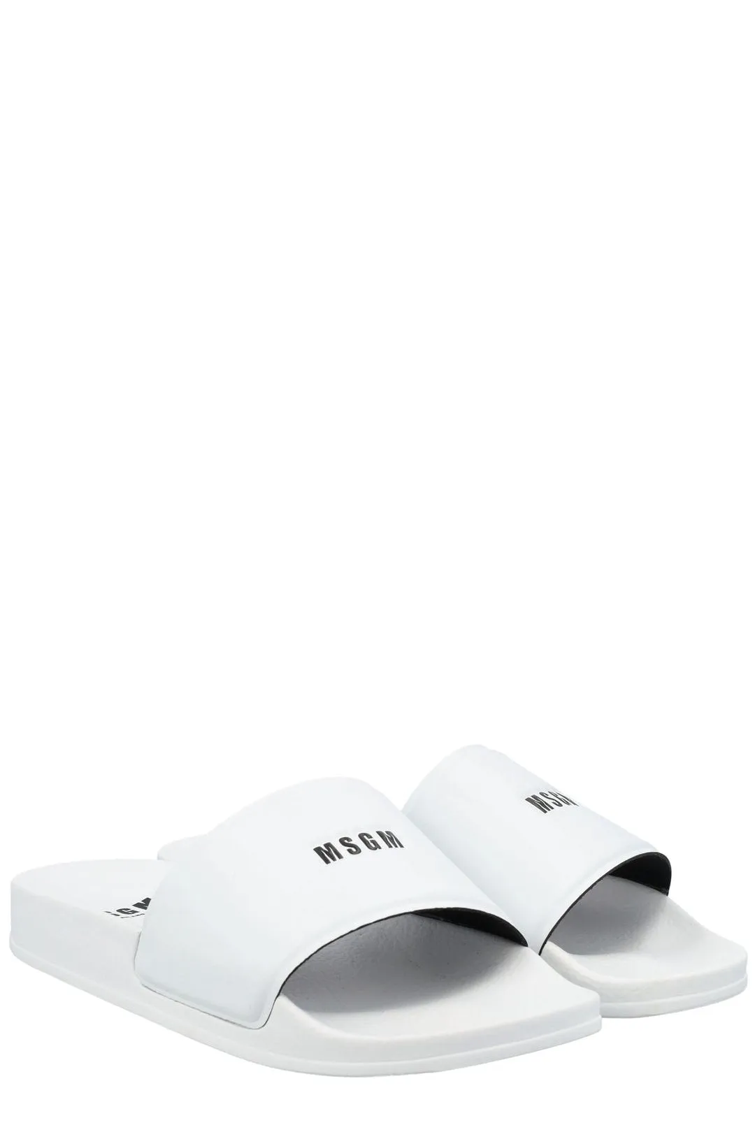MSGM Micro Logo Embossed Slides