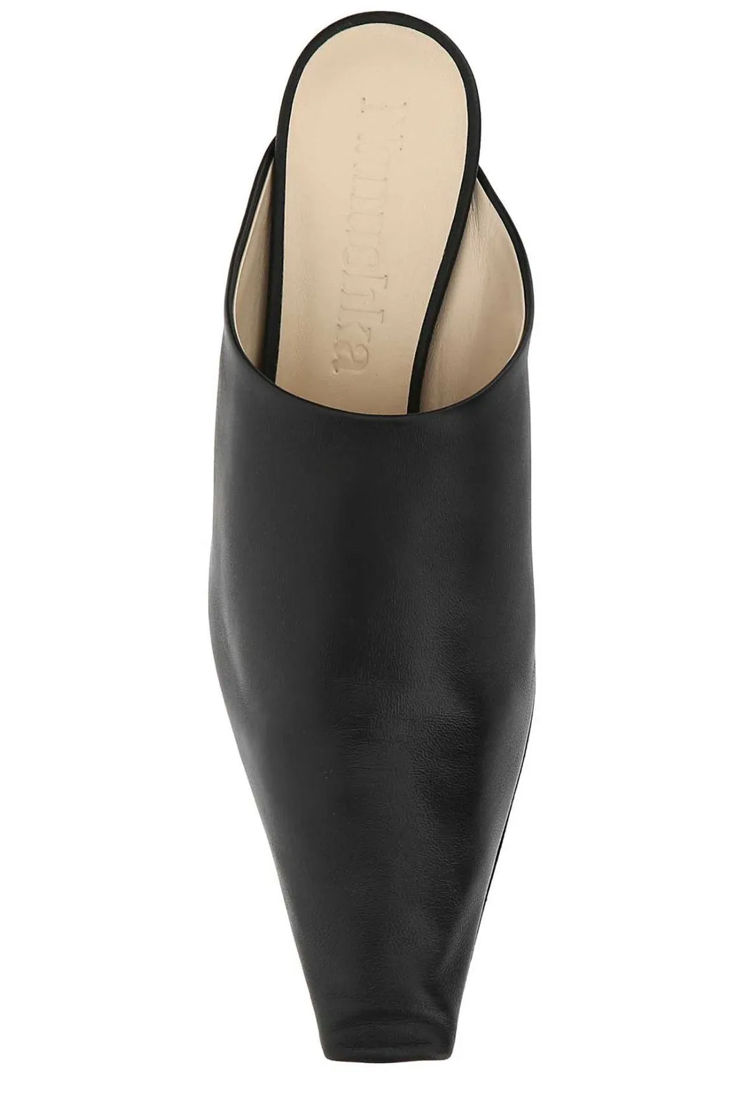 Nanushka Square Toe Slip-On Mules