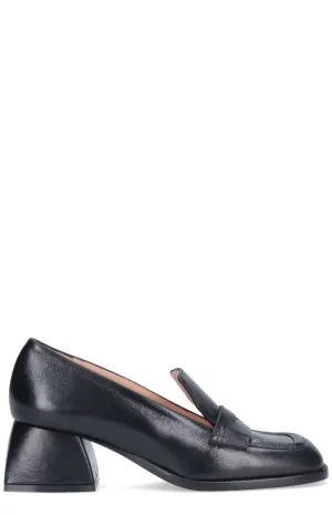 Nodaleto Square-Toe Block-Heel Pumps
