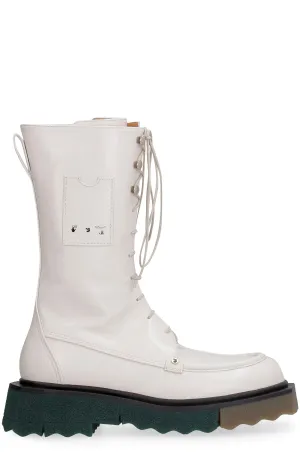 Off-White Sponge Combat Boots