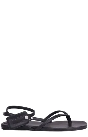 Off-White Strapped Thong Sandals