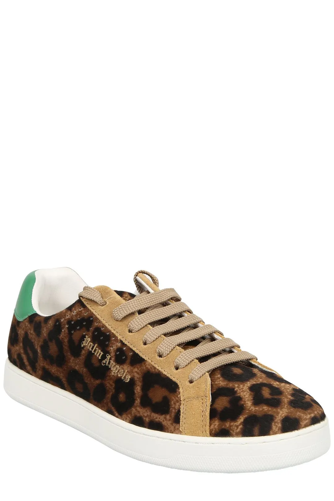 Palm Angels Leopard Effect Low-Top Sneakers