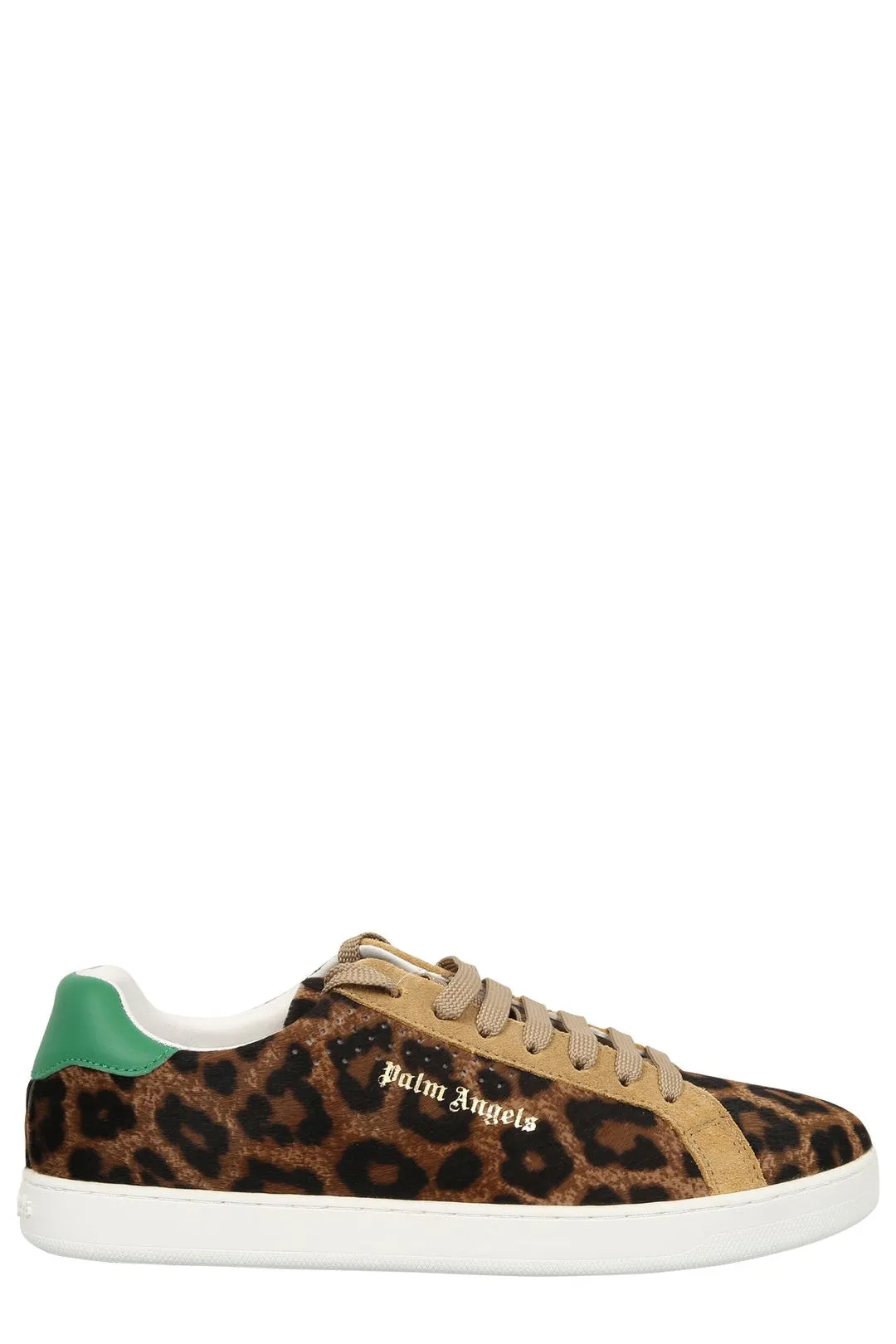 Palm Angels Leopard Effect Low-Top Sneakers