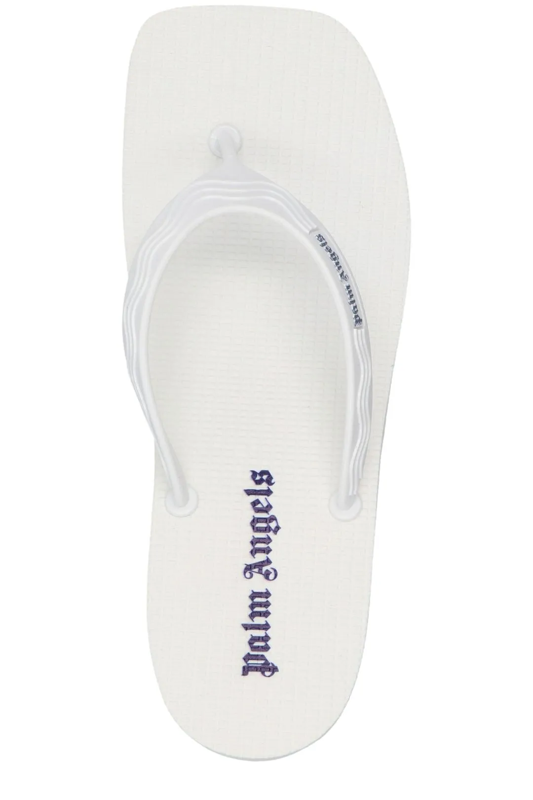 Palm Angels Logo Printed Heel Flip Flops