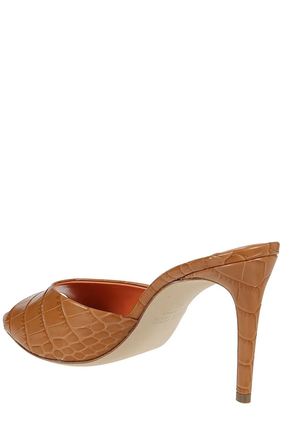 Paris Texas Embossed Slip-On Sandals
