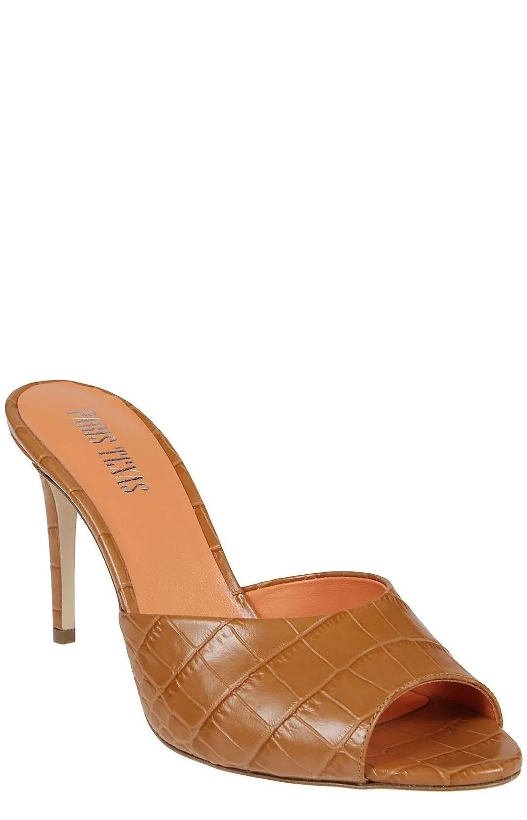Paris Texas Embossed Slip-On Sandals