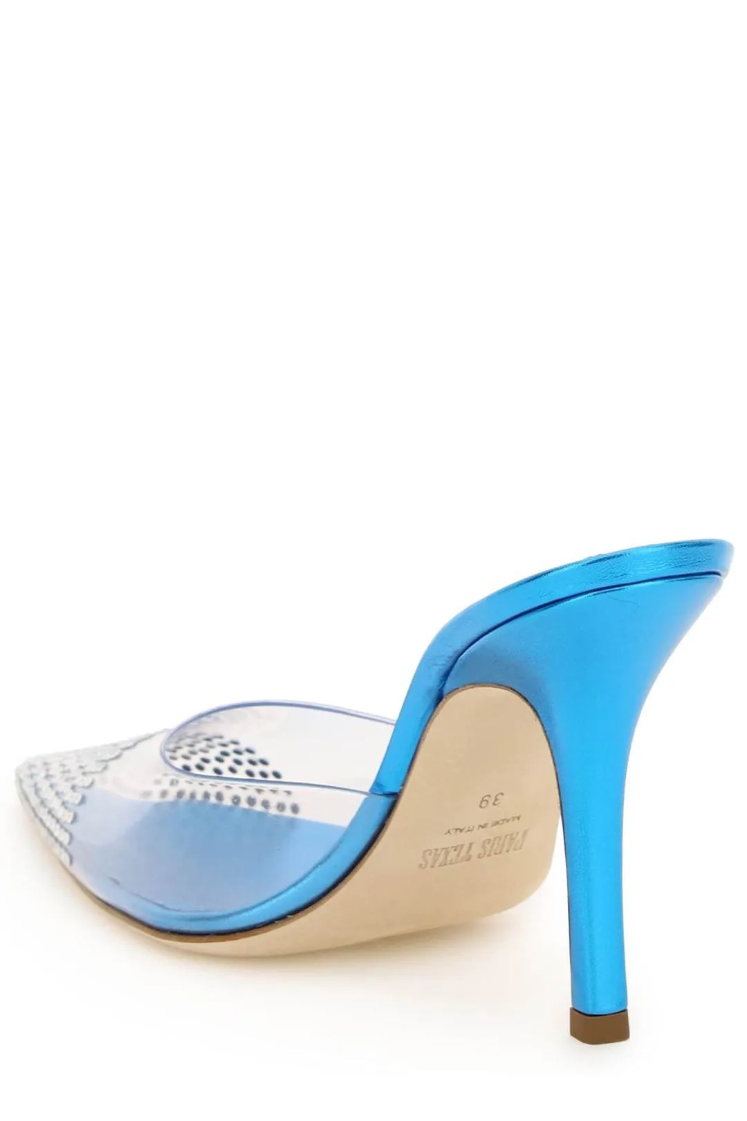 Paris Texas Holly Embellished Heeled Mules