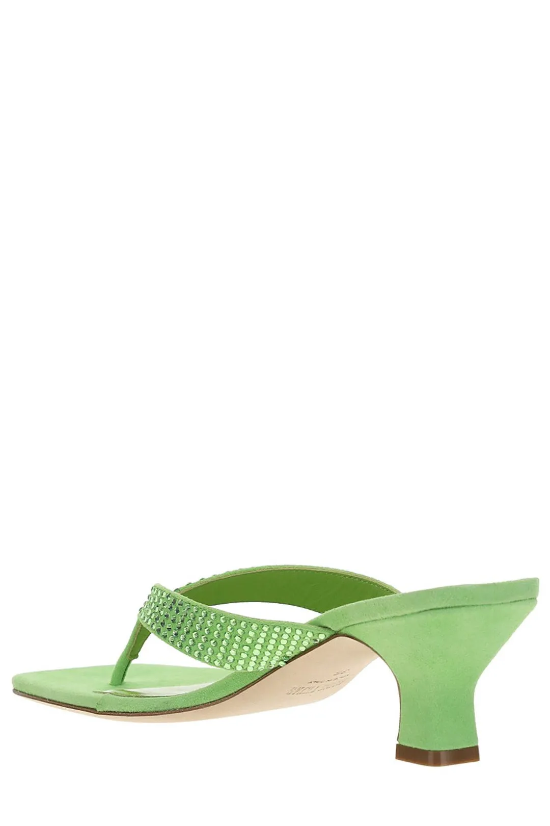 Paris Texas Holly Kitten Heel Embellished Sandal