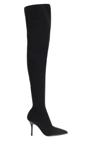 Paris Texas Pointed-Toe Thigh-High Boots
