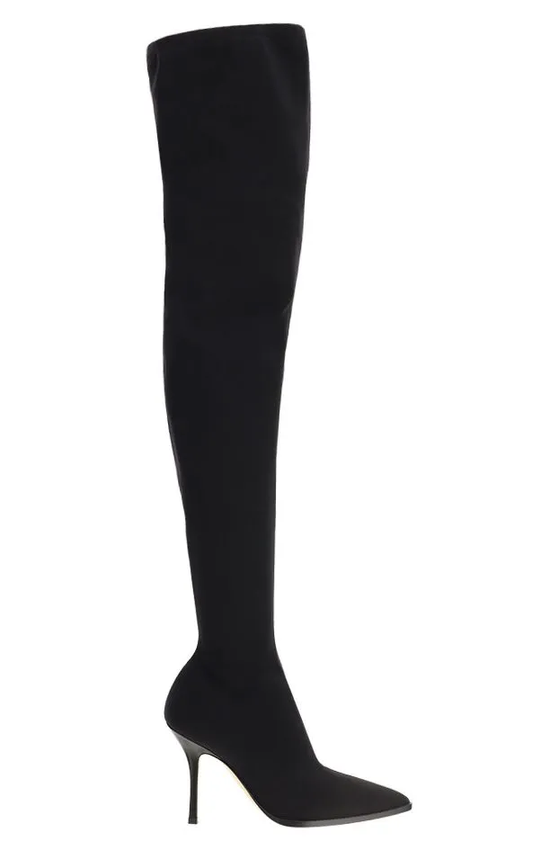 Paris Texas Pointed-Toe Thigh-High Boots