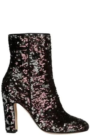 Paris Texas Sequin Embellished Ankle Boots