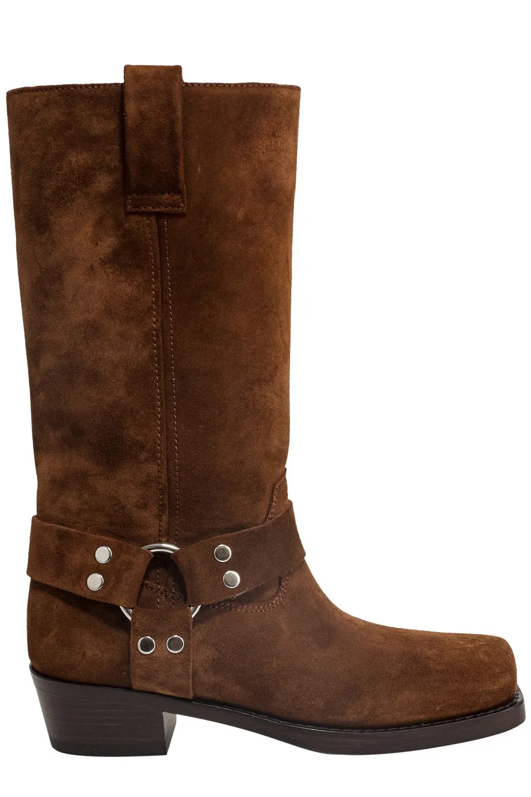 Paris Texas Strap-Detailed Mid-Calf Boots