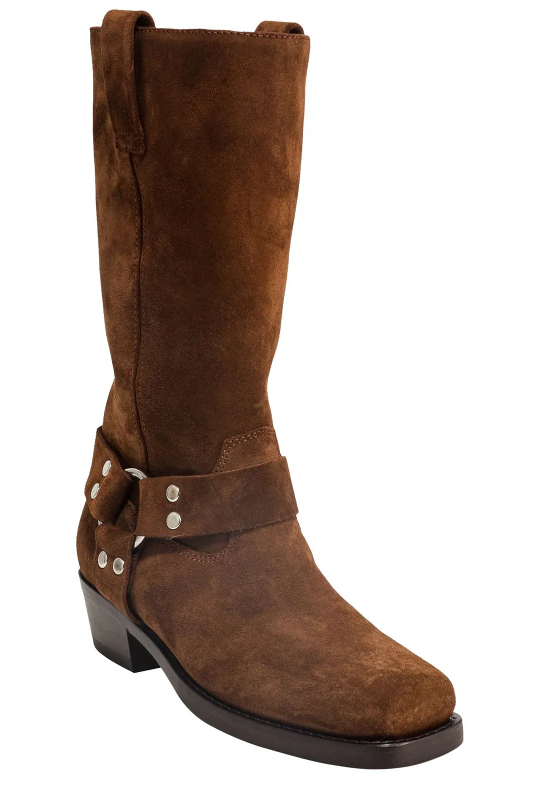 Paris Texas Strap-Detailed Mid-Calf Boots