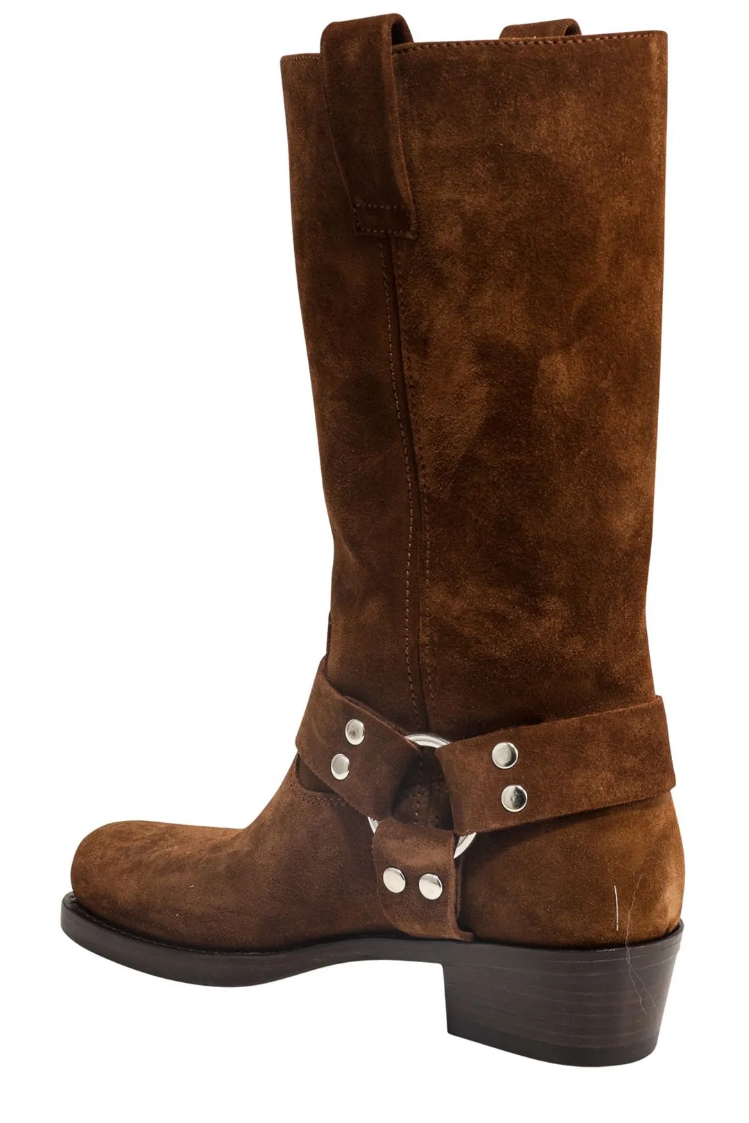 Paris Texas Strap-Detailed Mid-Calf Boots