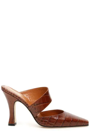 Paris Texas Strapped Mules