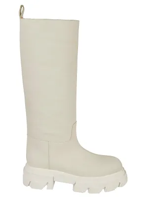 P.A.R.O.S.H. Ridged-Sole Knee-Length Boots