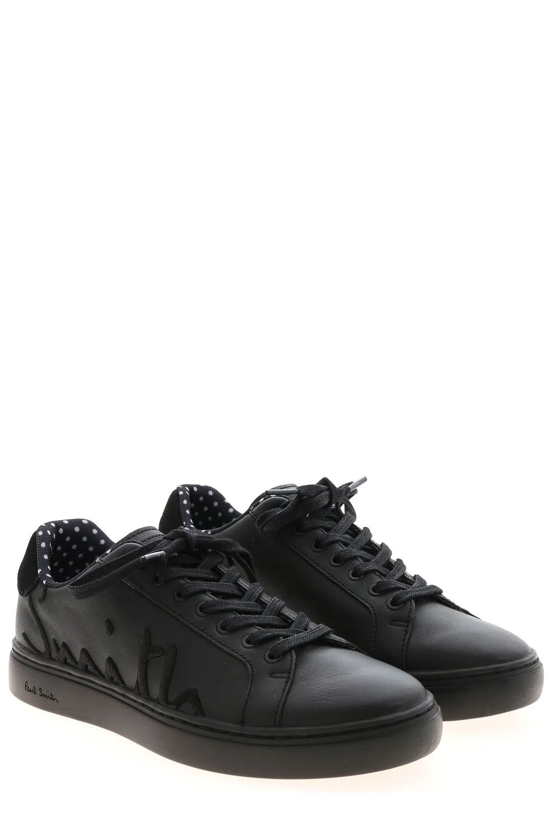 Paul Smith Logo Embossed Lace-Up Sneakers
