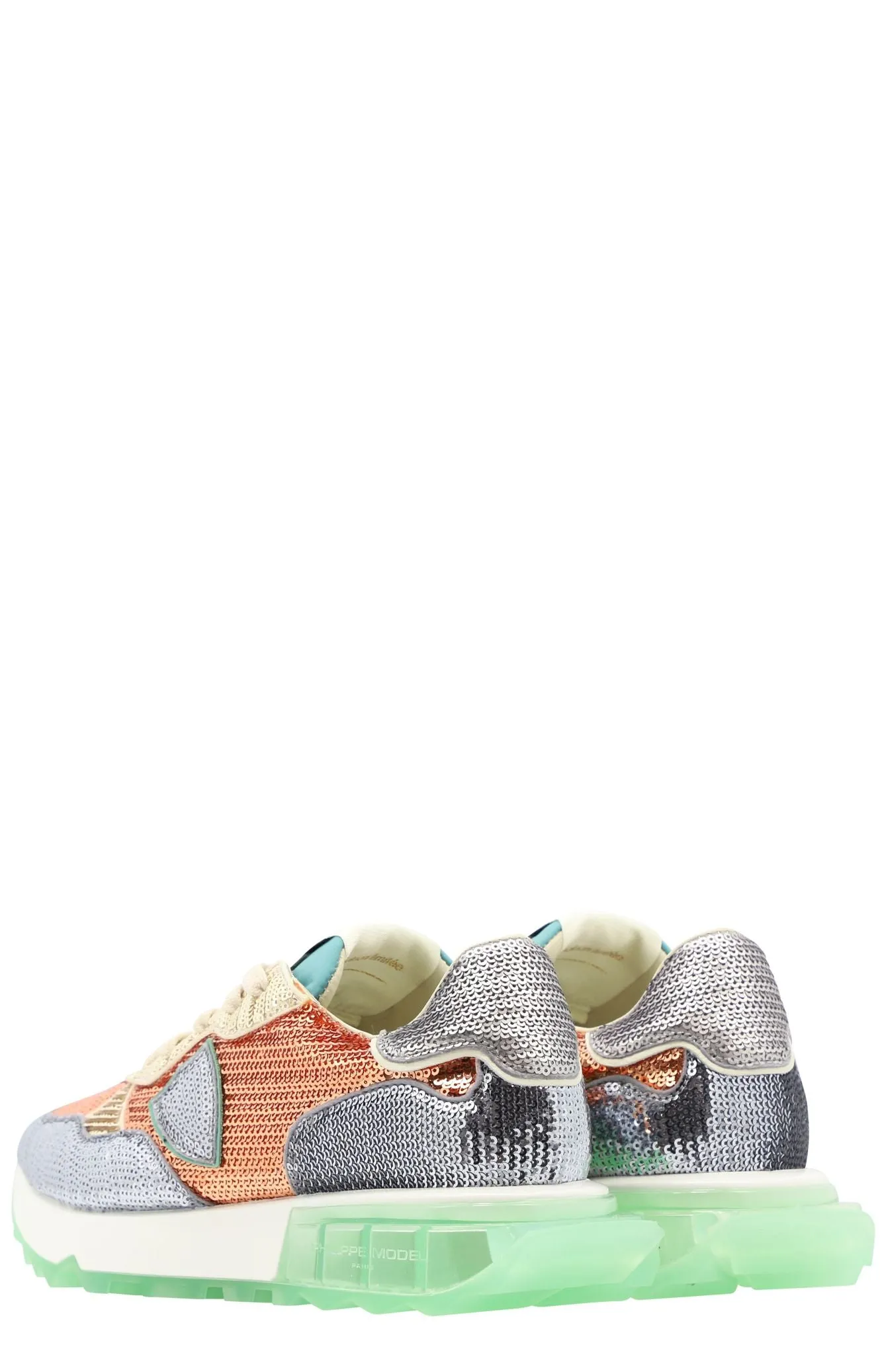 Philippe Model La Rue Embellished Low-Top Sneakers