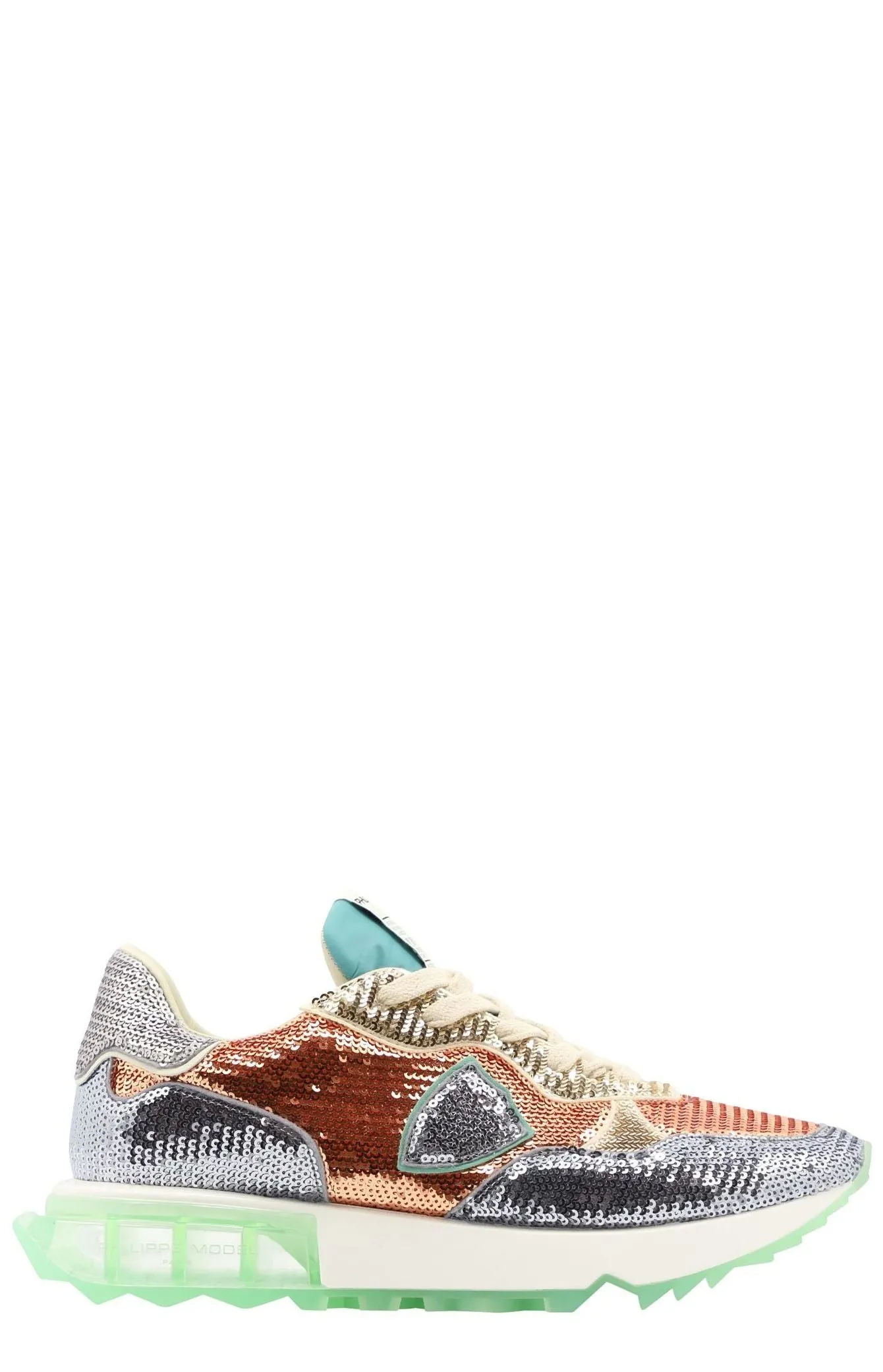 Philippe Model La Rue Embellished Low-Top Sneakers