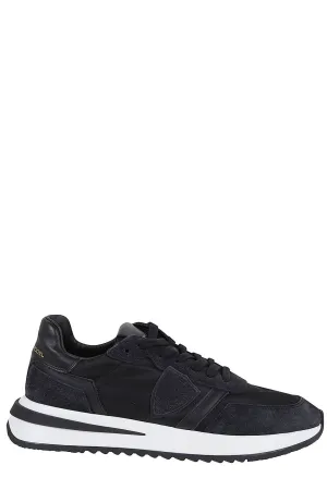 Philippe Model Paris Round Toe Lace-Up Sneakers