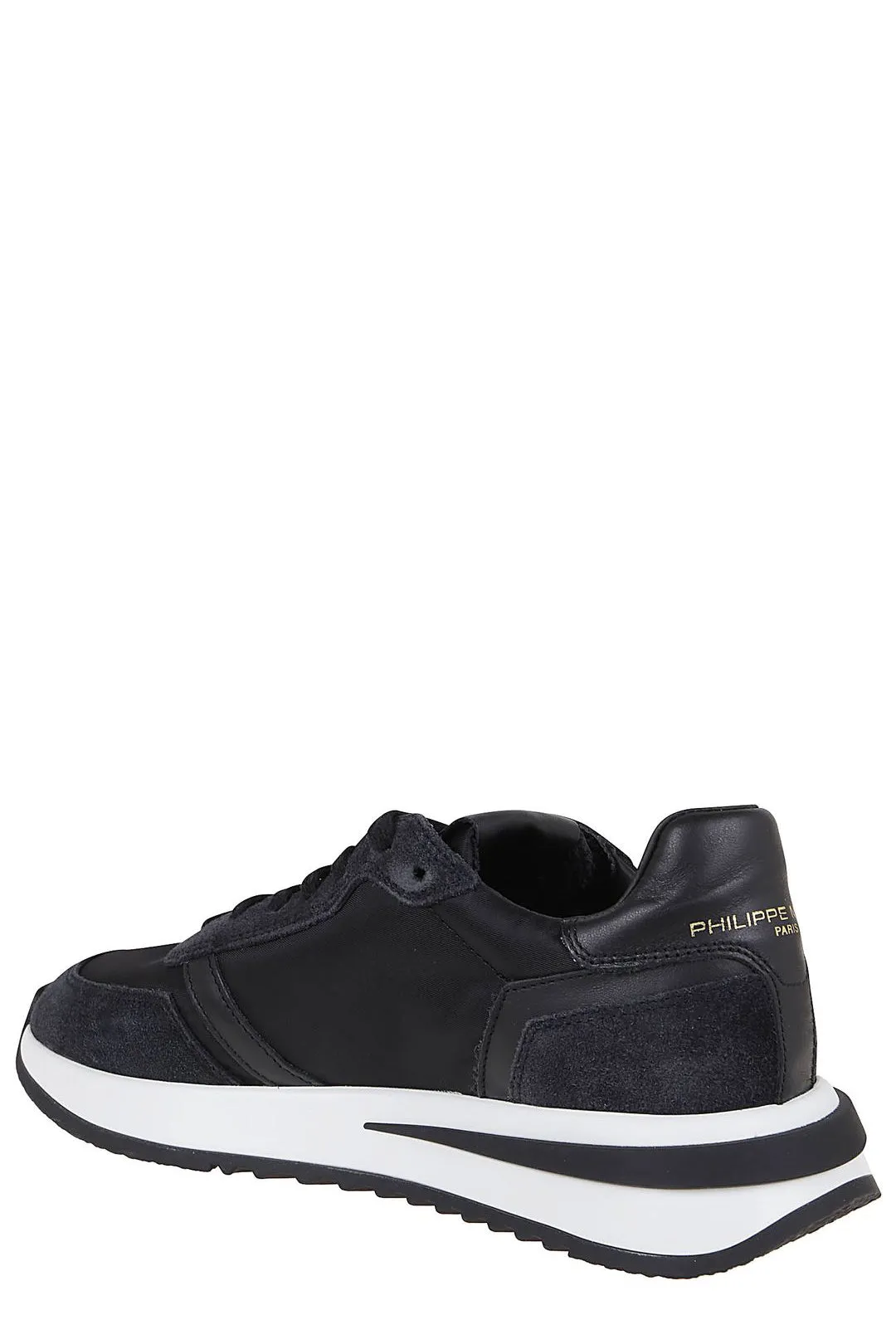 Philippe Model Paris Round Toe Lace-Up Sneakers