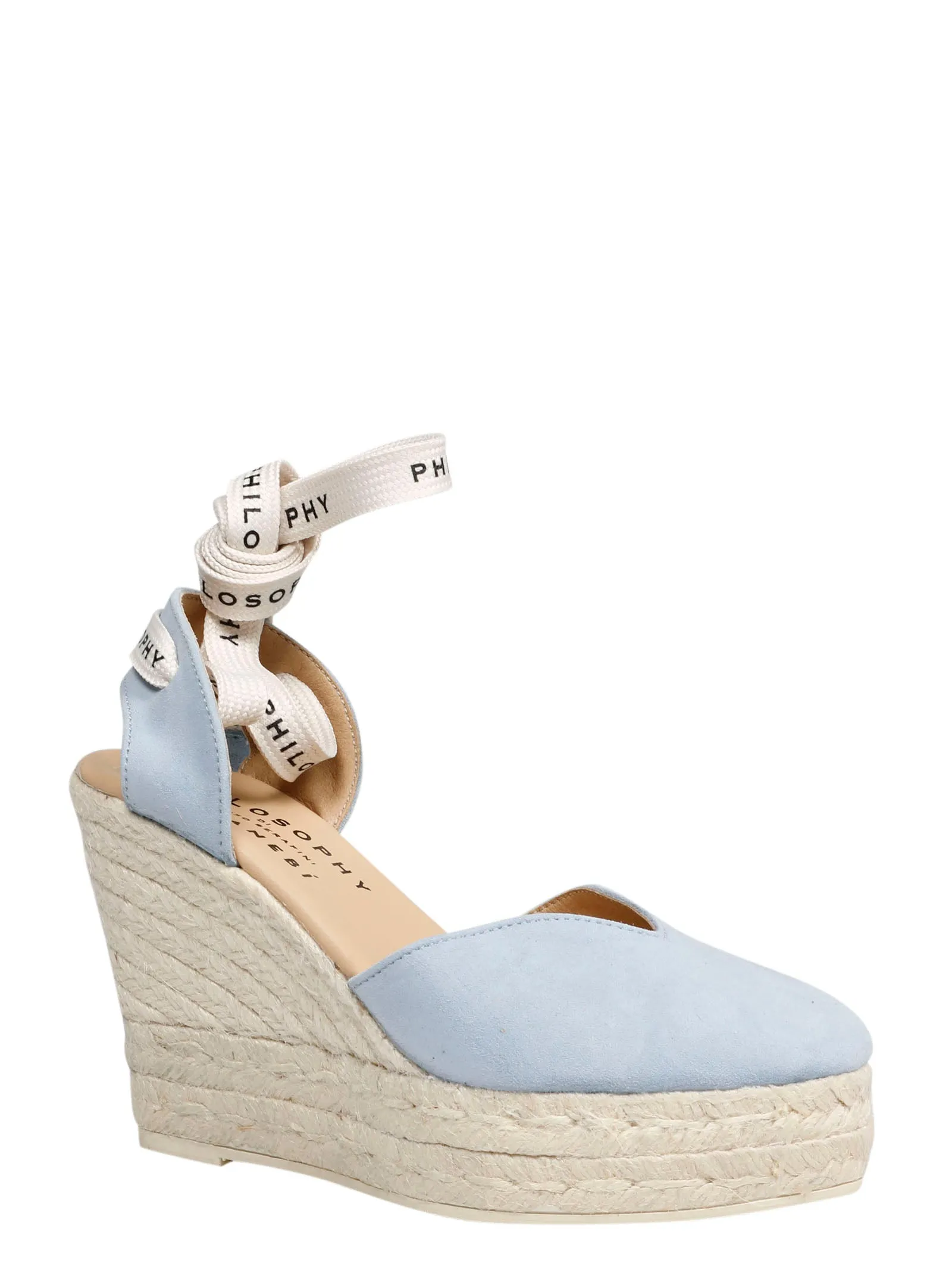 Philosophy Di Lorenzo Serafini X Manebi Ankle Strap Wedge Espadrilles