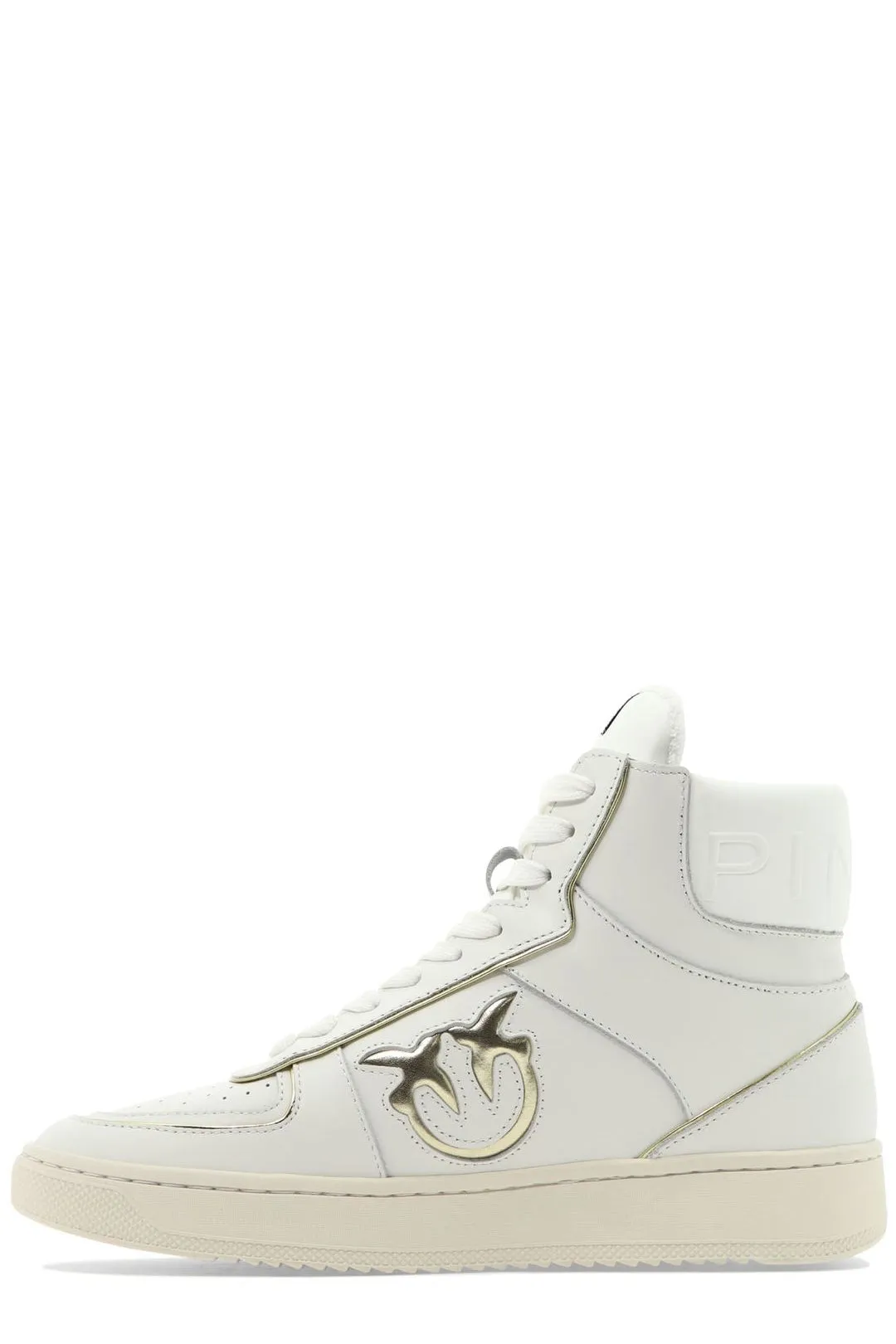 Pinko Logo Patch Lace-Up Sneakers