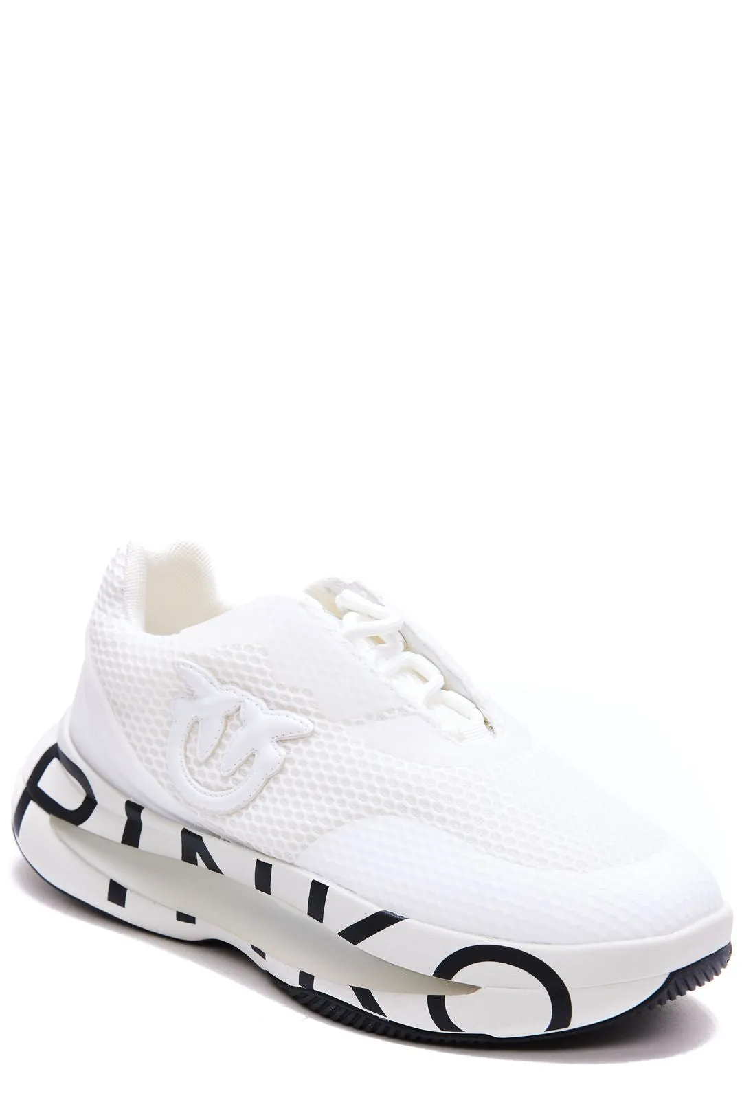 Pinko Logo Printed Low-Top Sneakers