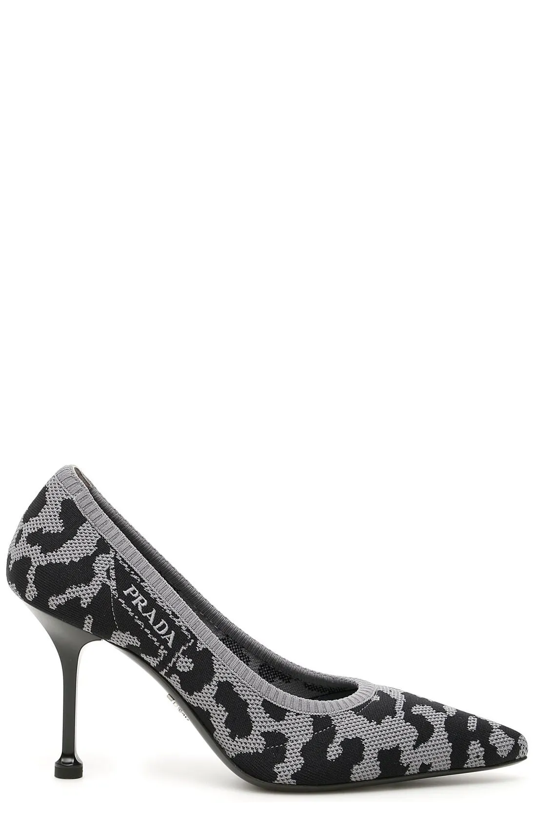 Prada Knitted Stiletto Heeled Pumps