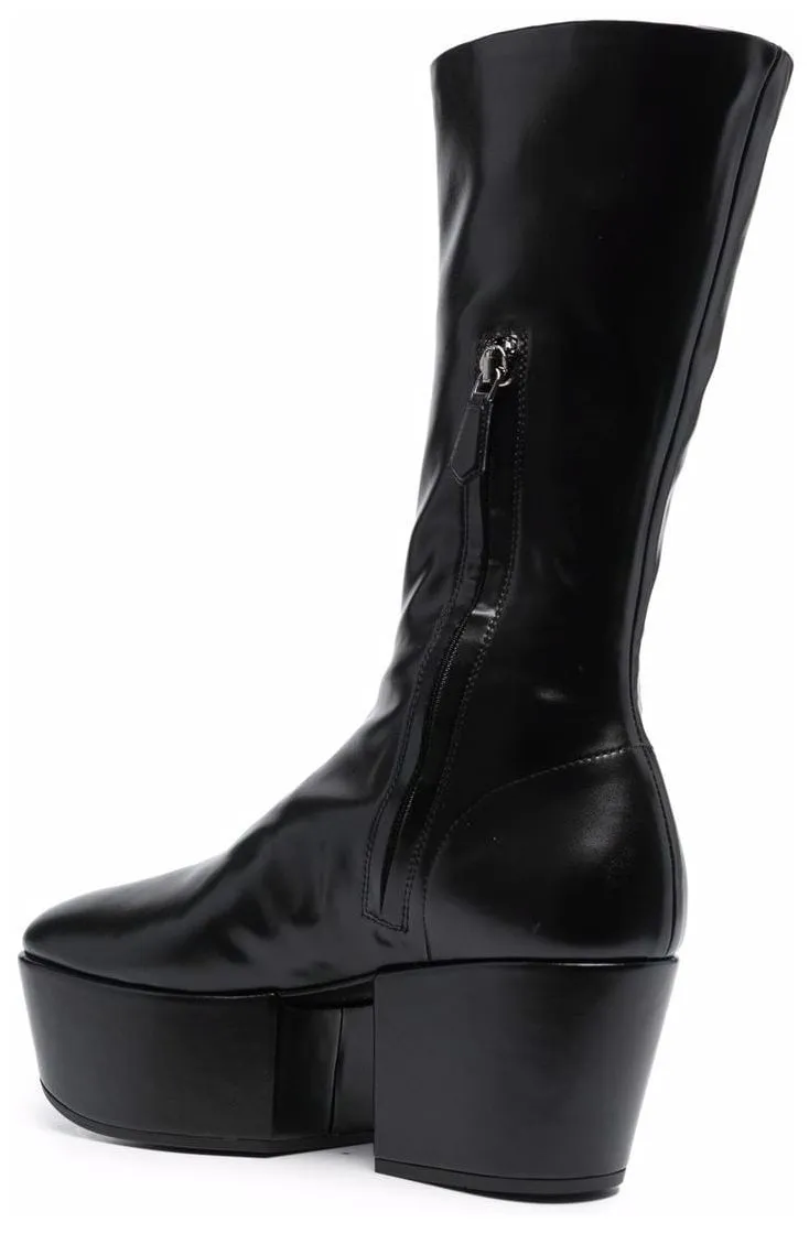 Prada Platform Mid-Calf Boots