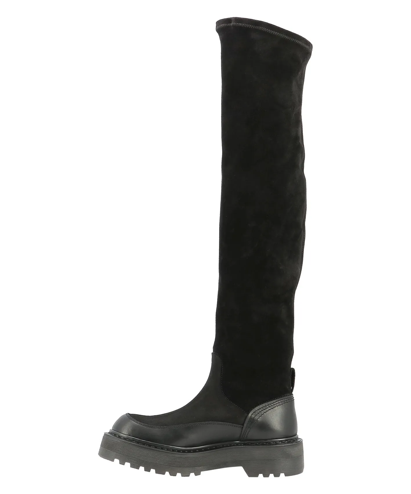 Premiata Over-The-Knee Panelled Boots