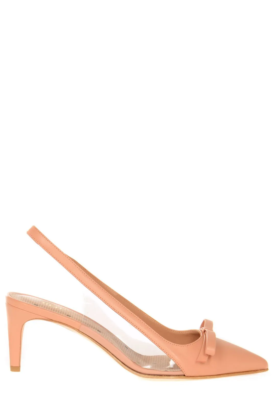 REDValentino Sandie Bow-Detailed Slingback Pumps